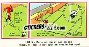 Sticker Loi 9 - Football Belgium 1975-1976 - Panini