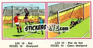 Sticker Loi 10 - Football Belgium 1975-1976 - Panini