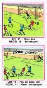 Sticker Loi 11 - Football Belgium 1975-1976 - Panini