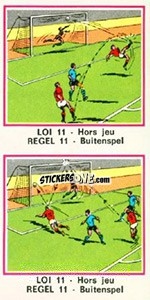 Figurina Loi 11 - Football Belgium 1975-1976 - Panini