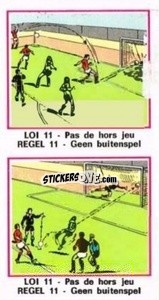 Sticker Loi 11 - Football Belgium 1975-1976 n. 407 - Panini