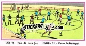 Figurina Loi 11 - Football Belgium 1975-1976 - Panini