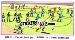 Sticker Loi 11 - Football Belgium 1975-1976 n. 408 - Panini