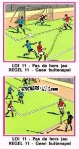 Sticker Loi 11 - Football Belgium 1975-1976 - Panini