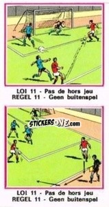 Figurina Loi 11 - Football Belgium 1975-1976 - Panini