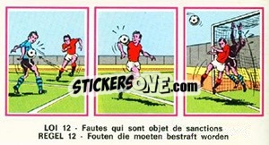 Sticker Loi 12 - Football Belgium 1975-1976 - Panini