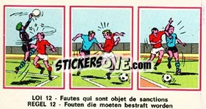 Sticker Loi 12 - Football Belgium 1975-1976 - Panini