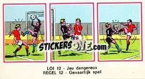 Sticker Loi 12 - Football Belgium 1975-1976 - Panini