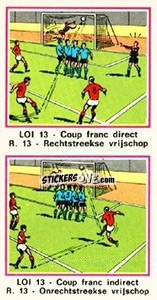 Sticker Loi 13 - Football Belgium 1975-1976 - Panini