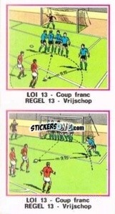 Sticker Loi 13 - Football Belgium 1975-1976 - Panini