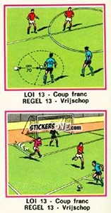 Sticker Loi 13 - Football Belgium 1975-1976 n. 424 - Panini