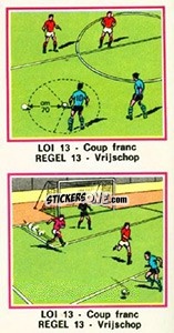 Sticker Loi 13 - Football Belgium 1975-1976 - Panini