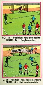 Sticker Loi 14 - Football Belgium 1975-1976 - Panini