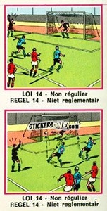 Sticker Loi 14 - Football Belgium 1975-1976 - Panini