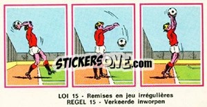 Sticker Loi 15 - Football Belgium 1975-1976 n. 428 - Panini