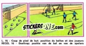 Sticker Loi 16 - Football Belgium 1975-1976 - Panini