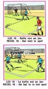 Sticker Loi 16 - Football Belgium 1975-1976 n. 430 - Panini