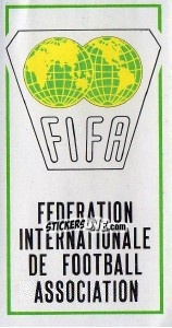 Sticker Badge (FIFA) - Football Belgium 1975-1976 n. 1 - Panini