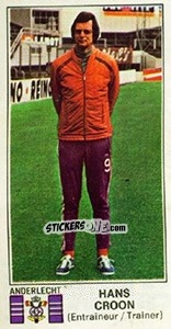 Figurina Hans Croon - Football Belgium 1975-1976 - Panini