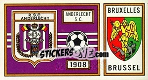 Sticker Badge - Football Belgium 1975-1976 n. 8 - Panini