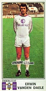 Sticker Erwin van den Daele - Football Belgium 1975-1976 n. 11 - Panini