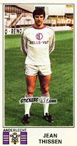 Sticker Jean Thissen - Football Belgium 1975-1976 - Panini