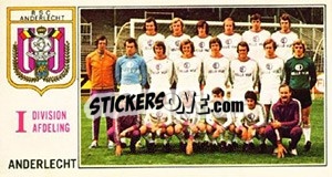 Figurina Team - Football Belgium 1975-1976 - Panini