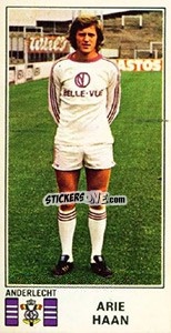 Sticker Arie Haan - Football Belgium 1975-1976 - Panini