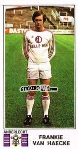 Figurina Frankie van Haecke - Football Belgium 1975-1976 n. 20 - Panini