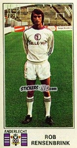 Sticker Rob Rensenbrink - Football Belgium 1975-1976 - Panini