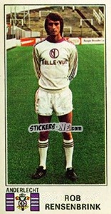 Sticker Rob Rensenbrink - Football Belgium 1975-1976 n. 21 - Panini