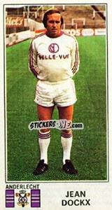 Sticker Jean Dockx - Football Belgium 1975-1976 - Panini