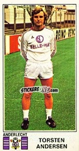 Sticker Torsten Andersen - Football Belgium 1975-1976 - Panini