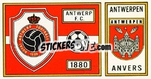 Sticker Badge - Football Belgium 1975-1976 n. 26 - Panini