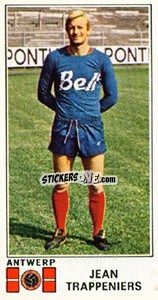 Cromo Jean Trappeniers - Football Belgium 1975-1976 n. 27 - Panini