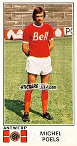 Sticker Michel Poels - Football Belgium 1975-1976 - Panini