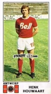 Figurina Henk Houwaart - Football Belgium 1975-1976 - Panini