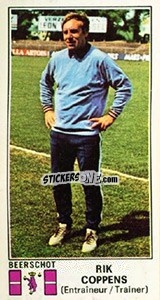 Figurina Rik Coppens - Football Belgium 1975-1976 - Panini