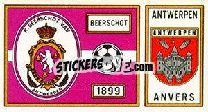 Sticker Badge - Football Belgium 1975-1976 n. 44 - Panini