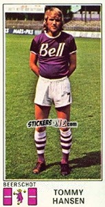 Sticker Tommy hansen - Football Belgium 1975-1976 n. 50 - Panini