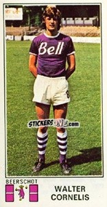 Cromo Walter Cornelis - Football Belgium 1975-1976 n. 57 - Panini