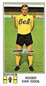 Sticker Roger van Gool - Football Belgium 1975-1976 - Panini