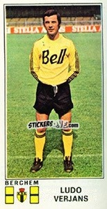 Sticker Ludo Vejans - Football Belgium 1975-1976 n. 74 - Panini