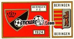 Figurina Badge - Football Belgium 1975-1976 - Panini