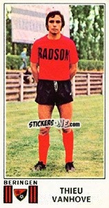 Sticker Thieu Vanhove - Football Belgium 1975-1976 n. 82 - Panini