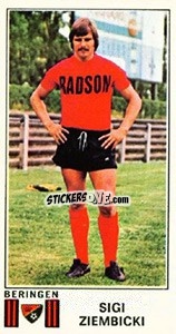 Sticker Sigi Ziembicki - Football Belgium 1975-1976 n. 90 - Panini