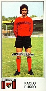 Sticker Paolo Russo - Football Belgium 1975-1976 n. 92 - Panini