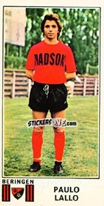 Cromo Paulo Lallo - Football Belgium 1975-1976 - Panini