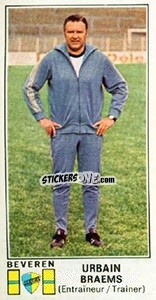 Sticker Urbain Braems - Football Belgium 1975-1976 n. 97 - Panini