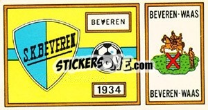 Sticker Badge - Football Belgium 1975-1976 n. 98 - Panini